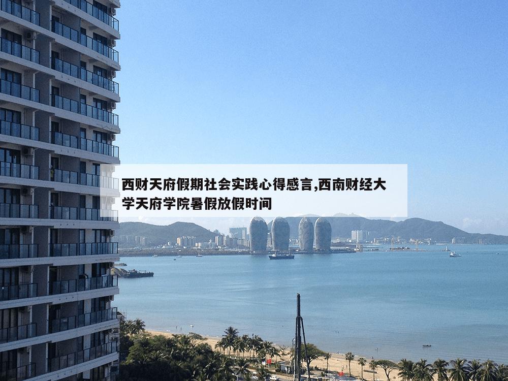 西财天府假期社会实践心得感言,西南财经大学天府学院暑假放假时间