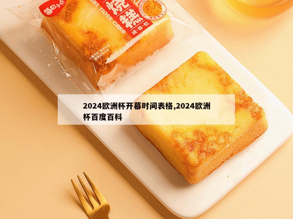 2024欧洲杯开幕时间表格,2024欧洲杯百度百科